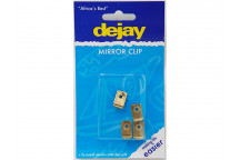 MIRROR CLIP 1HOLE NICKLE 4PP A666
