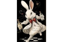 DAPPER BUNNY OF WONDERLAND DECOUPAGE A3