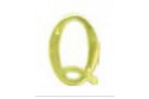 EUROBRASS BRASS Q LETTER 75MM