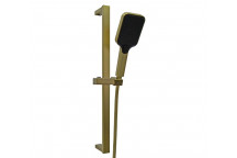 BLUTIDE RECTANGULAR 4-FUNCTION BRASS SHOWER RAIL SET
