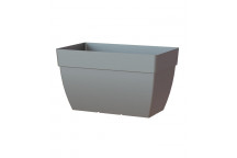 BOX PLANT PLASTIC CAPRI XL ANTHRACITE 80CM ARTEVASI