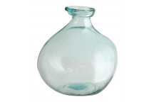 ORGANIC GLASS VASE 18CM