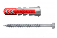 FISCHER DUOPOWER 12 X 60MM SCREW AND PLUG SET 10 PACK