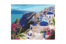 PAINT BY NUMBERS SANTORINI LANDSCAPE