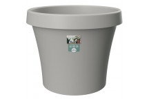 SEBOR LIGHT GREY PLASTIC POT 35CM