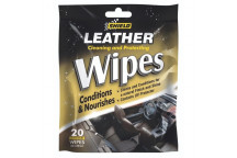 SHIELD UPHOLSTREY LEATHER WIPES 20PC