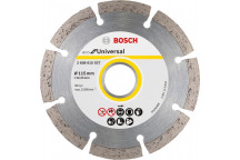 BOSCH DIAMOND CUTTING BLADE 115X22.25 SEGMENTED ECO