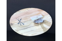 WOOD PALLET CLOCK COMBO 600MM