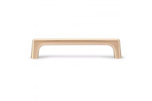 BRUSHED BRASS MODERN D HANDLE 128MM