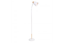 EUROLUX CURVE WHITE FLOOR LAMP