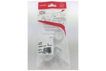 PVC CLEAR FELT PAD LEG TIP 20MM 8PIECE