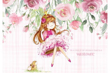 DECOUPAGE LITTLE ROSE PRINCESS A4