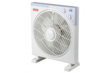 EUROLUX WHITE 3 SPEED BOX FAN 30CM