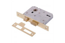 2LEVER BRASS PLATED DOOR LOCK