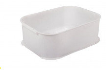 WHITE SMALL MEAT TRAY 492MMX460MMX178MM 30L