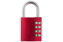 ABUS RED COMBINATION BLISTER PADLOCK 40MM