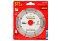 TORK CRAFT SEGMENTED DIAMOND CUTTING BLADE 115X22.23MM