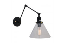 LIGHT WALL FUNNELLO W462 LONG ARM BLACK EUROLUX