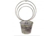 CIRCLES WALL PLANT HOLDER 35X19X49CM