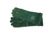 PINNACLE GLOVE WELD GREEN LINED H/D 50MM(60)