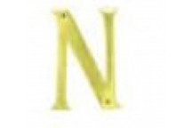 EUROBRASS BRASS N LETTER 75MM