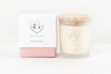 CANDLE SOY SCENTED AP141 PINK CHAMPAGNE 160G ANKE