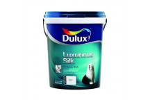 DULUX WHITE LUXURIOUS SILK ACRYLIC PAINT 5L