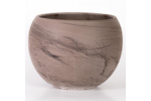 BASALT TERRACOTTA BALL POT 26CM