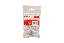 ROUND CABLE CLIP 9MM 100PIECE
