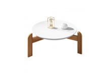 LIZZ CEDAR WHITE COFFEE TABLE