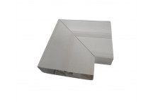 WHITE FLAT BEND 2 X COMPARTMENTS