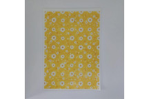 CRAFT YELLOW DAISY FAUX LEATHER A7