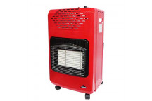 RED LARGE 3PANEL GAS HEATER