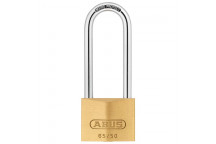 ABUS BRASS LONG SHACKLE BLISTER PADLOCK 50MM