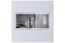 CLEAR CUBE LED MIRROR