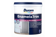 DURAM ENAMEL AND TRIM CREAM GLOSS ENAMEL PAINT 1L