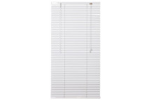 ALUMINIUM HORIZONTAL WHITE VENETIAN BLIND 1800X2100MM 25MM