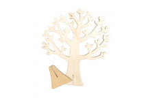 WOOD FAMILY TREE 25CM