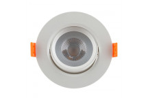 EUROLUX LED TILTABLE DOWNLIGHT 5W WARM WHITE POLYCARBONATE