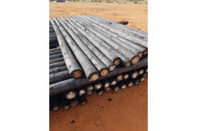 ROUND CREOSOTE POLE 125/150MM 2.4M