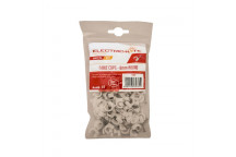 ROUND CABLE CLIP 8MM 100PIECE