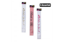 ASSORTED BRIDE TO BE PARTY SASH