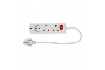 ELECTRICMATE 3WAY MULTIPLUG WITH OVERLOAD