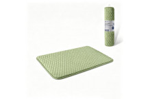 BATH MAT RECTANGLE POLYESTER GREEN/BEIGE/BLUE/GREY 45X75CM