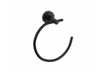 BLUTIDE GINGER BLACK TOWEL RING