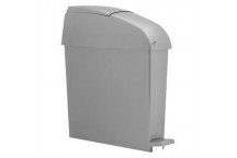 STAINLESS STEEL PEDESTAL FOOT SANITARY BIN
