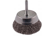 TORK CRAFT WIRE CUP BRUSH SHAFT STAINLESS STEEL 63MMX6MM