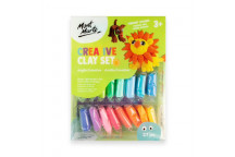 AIR-DRY CLAY CRAFT SET 27 PIECES, DRIES IN 48 HOURS