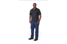 DROMEX BLACK QUICK DRY PREMIUM GOLF SHIRT MEDIUM