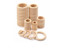 WOODEN CRAFT RINGS 100MM 1 PIECE
